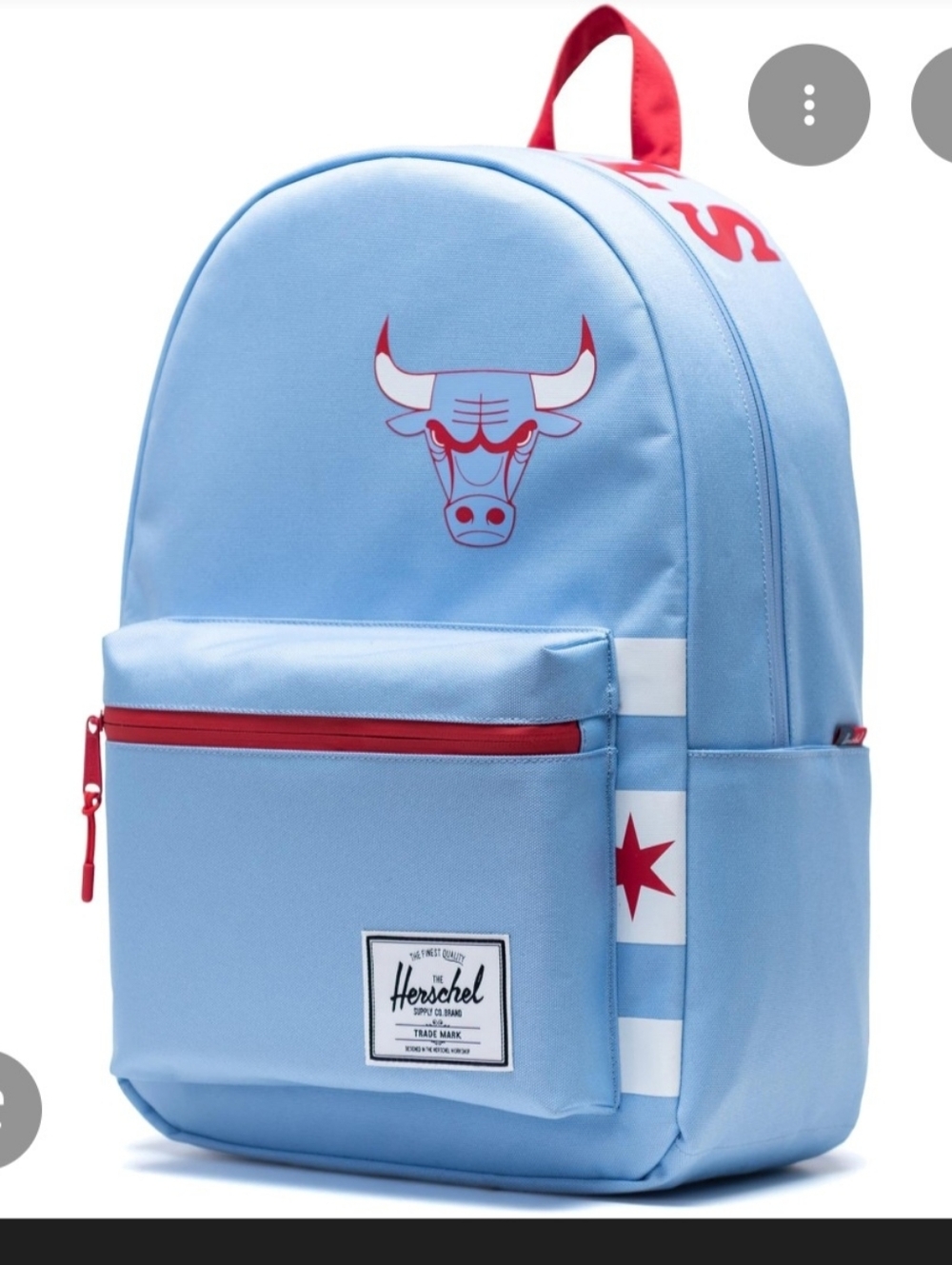 Chicago Bulls Herschel Supply Co. 2019/20 City Edition Classic XL Backpack
